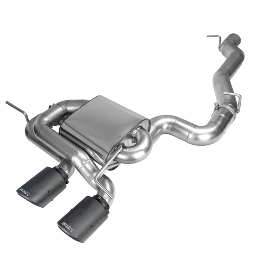 EGO-X exhaust system 3,5" VW Golf 6 R 256/270PS