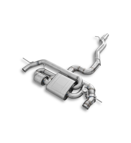 EGO-X exhaust system 3.5" VW Golf 7 R Facelift 310HP