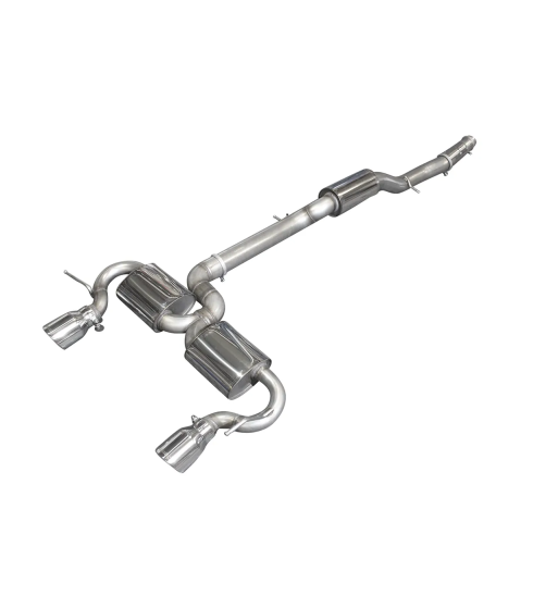 Bull-X ECE exhaust system 3" Y-Style Audi TT 8N 1.8T quattro 225PS