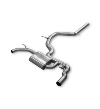 EGO-X exhaust system 3,5" EA888 Gen.4 Cupra Leon KL Limousine 245 hp 5-door