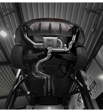 EGO-X exhaust system 3,5" EA888 Gen.4 Cupra Leon KL Limousine 245 hp 5-door