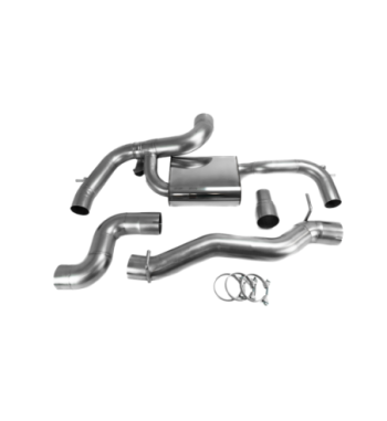 EGO-X exhaust system 3.5" VW Golf 8 R (export version without ECE)