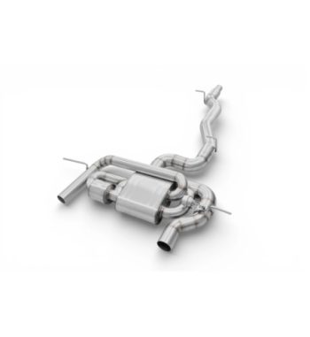 EGO-X exhaust system 3.5" Audi TT 8S quattro 230hp