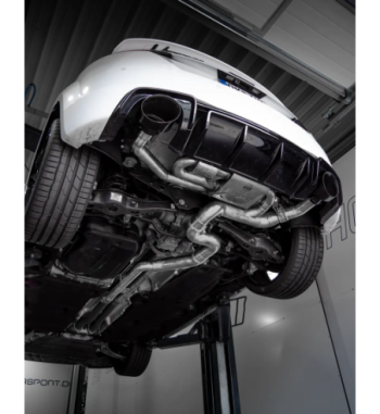 EGO-X exhaust system 3.5" Audi TTRS 8S quattro 400hp
