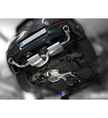 Bull-X ECE exhaust system 3" Y-Style Mazda 3 BL/BK MPS 260PS