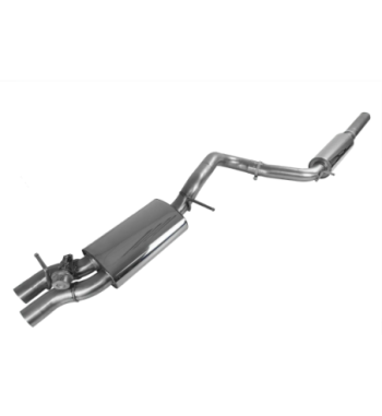 EGO-X exhaust system 2.75" VW Polo 6R WRC 220PS