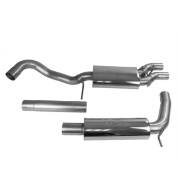 EGO-X exhaust system 2.75" VW Polo 6R WRC 220PS