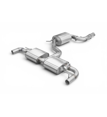 EGO-X exhaust system 3" Audi TT 8J 160/211PS FWD