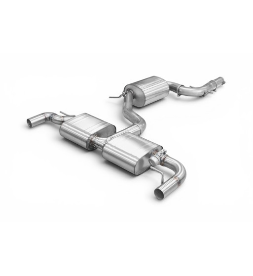 EGO-X exhaust system 3" Audi TT 8J 160/211PS FWD