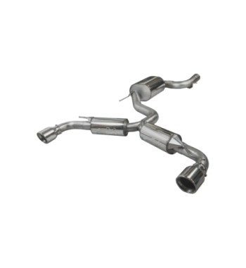 Bull-X VAG02 76-mm exhaust – VAG 1K FWD with ECE approval