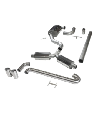 Bull-X VAG02 76-mm exhaust – Audi A3 8V Saloon 1.8 TFSI