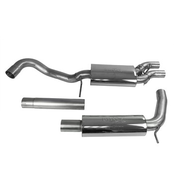 EGO-X 70 mm valved exhaust – Audi A1 8X / Polo 6R–6C GTI