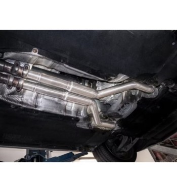 Bull-X exhaust pipes from catalyst 2.5" for Audi S4/S5 B8 and A6/A7 3.0 TFSI