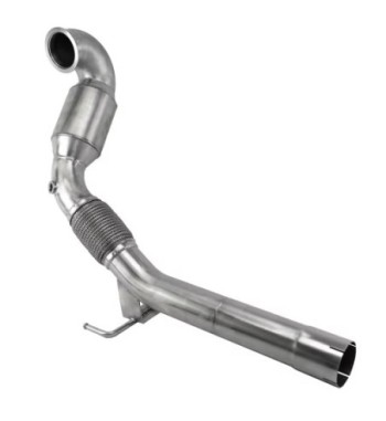 Bull-X Downpipe 3.5" for Polo 6C GTI/ Ibiza Cupra 6P 1.8 TSI, Audi A1 1.8 TFSI