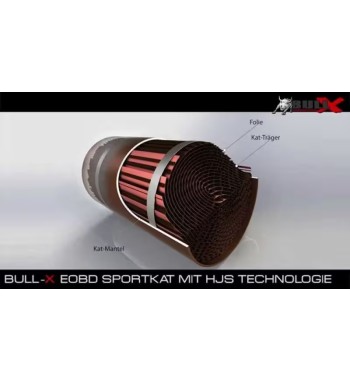 Bull-X Downpipe 3"/ 3.5" upper part VAG 2.0 T(F)SI 180/220 hp