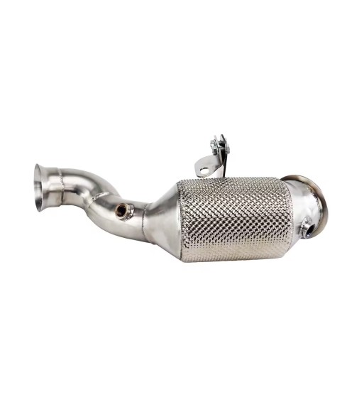 Bull-X Downpipe 2,75" for Mercedes C200, C250, C300, C350 205