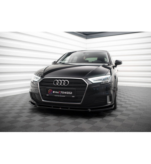 Front Splitter V.1 Audi A3 Sportback 8V Facelift Front Splitter V.1 Audi A3 Sportback 8V Facelift