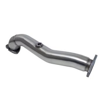 Bull-X Downpipe upper part 2.75"/ Cat replacement pipe Audi A6 C6/4F 2.7-3.0 TDI