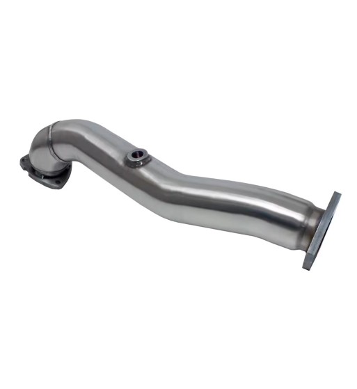 Bull-X Downpipe upper part 2.75"/ Cat replacement pipe Audi A6 C6/4F 2.7-3.0 TDI