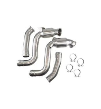 Bull-X Downpipe 3" Mercedes C63, C63S AMG 205 4.0T