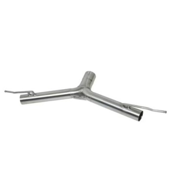 Bull-X 76 mm Y rear-silencer replacement pipe – Golf 7 GTI / Leon 5F