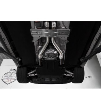 Bull-X secondary catalyst replacement pipes – Audi RS5 B10 plug-in hybrid