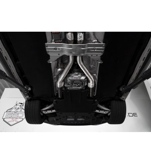 Bull-X secondary catalyst replacement pipes – Audi RS5 B10 plug-in hybrid