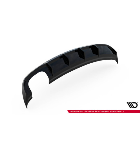 Single Sided Rear Diffuser Rear Diffuser for Audi A3 Sedan 8V Facelift (Version with single ...