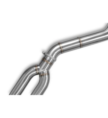 Bull-X centre-silencer replacement pipe – BMW X3 / X4 M40i without OPF