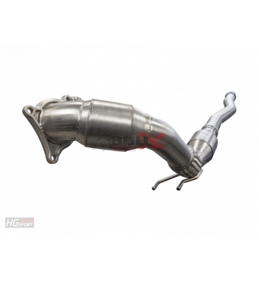 BULL-X VAG 2,0 TFSi 89mm upper part Downpipe incl. ECE approval