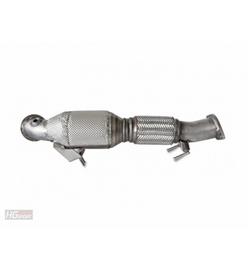 HJS 2,75" ECE Downpipe incl. 200cells catalyst for Ford Focus II