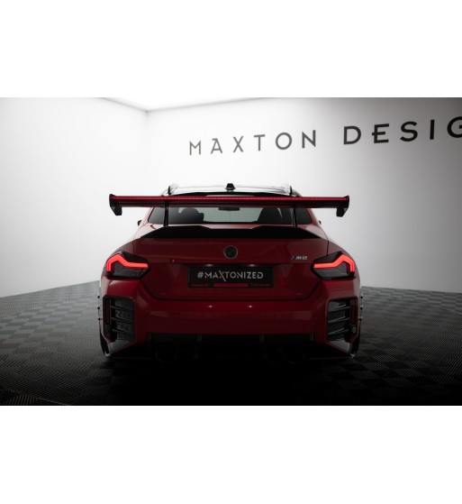 Carbon spoiler with upper swan-neck mounts + LED for BMW M2 G87