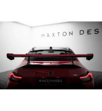 Carbon spoiler with upper swan-neck mounts + LED for BMW M2 G87