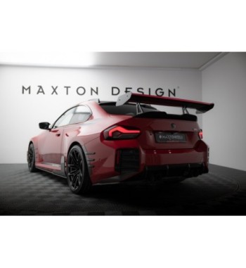 Carbon spoiler with upper swan-neck mounts + LED for BMW M2 G87