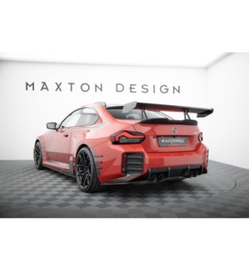 Carbon spoiler with upper swan-neck mounts for BMW M2 G87