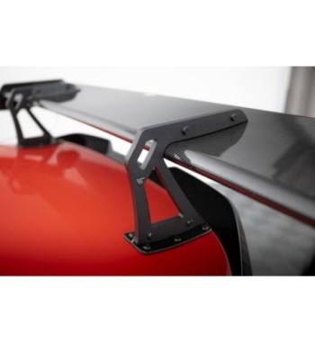 Carbon spoiler with upper swan-neck mounts for BMW M2 G87
