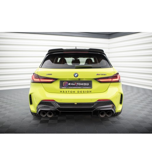 Rear valance V.2 + Milltek Sports exhaust extension for BMW 1 F40 M135i