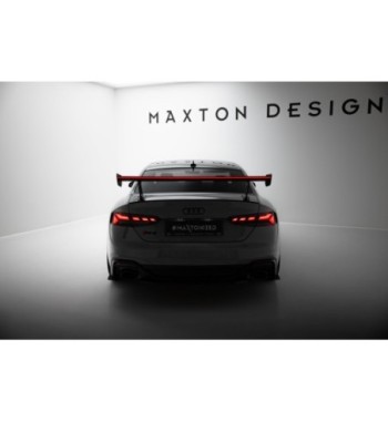Carbon-Spoiler mit externen Haltern V.1 + LED passend für Audi A5 / A5 S-Line / S5 / RS5 Coupe F5 / F5 Facelift