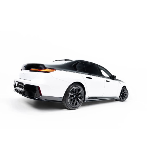 Side skirt diffusers V.2 for BMW i7 e-Drive50 M-Pack / i7 x-Drive60 M-Pack / i7 M70 xDrive M-Pack G70