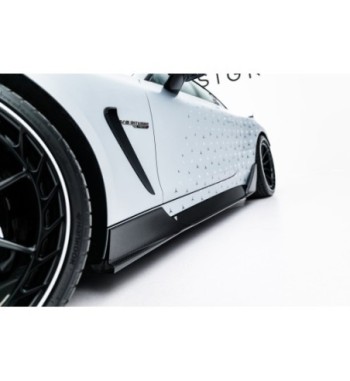 Carbonio preimpregnato Minigonne laterali per Mercedes-AMG GT 63 / 55 / 63 S E Performance C192