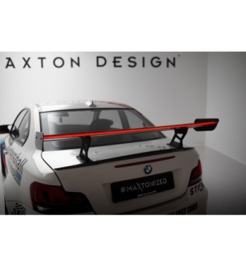 Carbon spoiler with internal mounts V.2 + LED for BMW 1 M E82