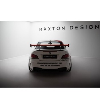 Carbon spoiler with internal mounts V.2 + LED for BMW 1 M E82
