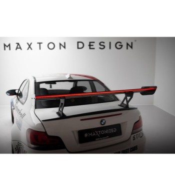 Carbon spoiler with internal mounts V.1 + LED for BMW 1 M E82