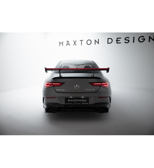 Carbon-Spoiler mit internen Haltern + LED passend für Mercedes-Benz CLA Coupe C118 / C118 Facelift