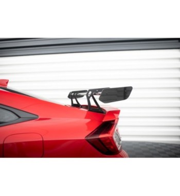 Carbon spoiler with upper swan-neck mounts for Honda Civic SI Mk10