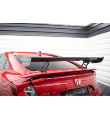 Carbon spoiler with internal mounts for Honda Civic SI Mk10