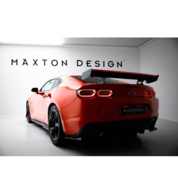 Carbon spoiler with internal mounts + LED for Chevrolet Camaro SS Mk6 Facelift