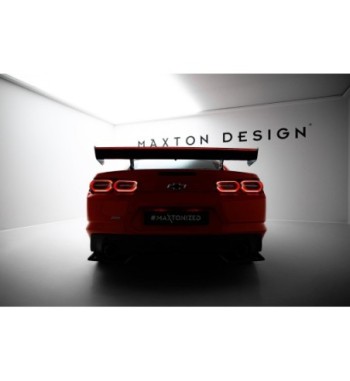 Carbon spoiler with internal mounts + LED for Chevrolet Camaro SS Mk6 Facelift