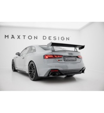 Carbon spoiler with upper swan-neck mounts for Audi A5 / A5 S-Line / S5 / RS5 Coupe F5 / F5 Facelift