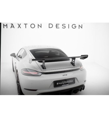 Carbon spoiler with internal mounts V.1 for Porsche 718 Cayman 982c